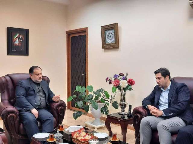 دیدار شهردار لاهیجان با سرپرست جدید فرمانداری لاهیجان 